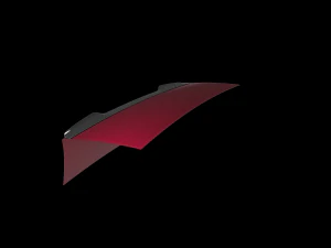 Giulia type rear spoiler 3D Print Model