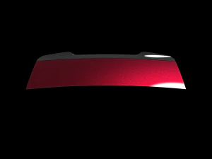 Giulia type rear spoiler 3D Print Model