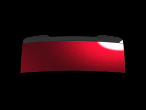Giulia type rear spoiler 3D Print Model