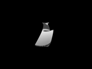 Giulia type rear spoiler 3D Print Model