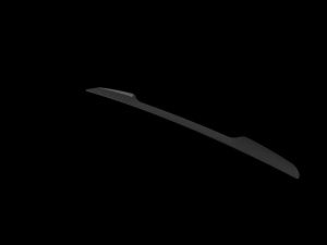 Giulia type rear spoiler 3D Baskı Modeli
