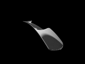 Giulia type rear spoiler 3D Print Model
