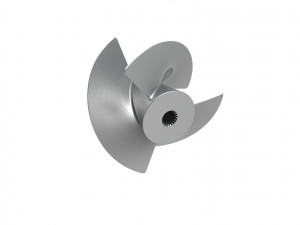 Jet ski propeller 3D Print Model