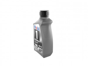Mobil 10W-40 Oil bottle Model Cetak 3D