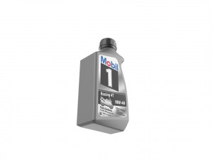 Mobil 10W-40 Oil bottle Model Cetak 3D