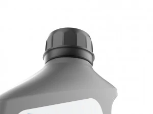Mobil 10W-40 Oil bottle 3D Print Model