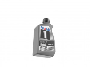 Mobil 10W-40 Oil bottle Model Cetak 3D