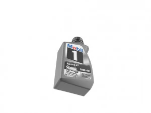 Mobil 10W-40 Oil bottle 3D Print Model