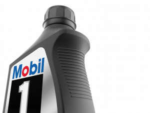 Mobil 10W-40 Oil bottle Model Cetak 3D