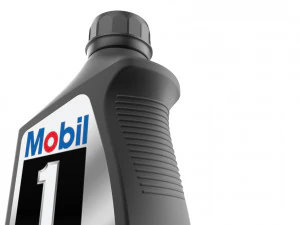 Mobil 10W-40 Oil bottle 3D Print Model