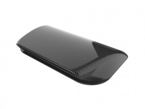 Carbon fiber hood scoop 3D Print Model