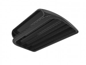 Carbon fiber hood scoop 3D Print Model