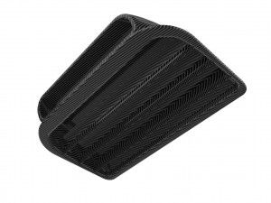 Carbon fiber hood scoop 3D Print Model
