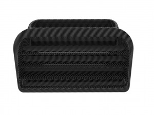 Carbon fiber hood scoop 3D Print Model