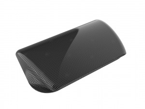 Carbon fiber hood scoop 3D Print Model