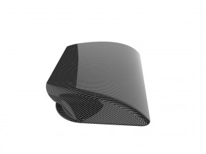 Carbon fiber hood scoop 3D Print Model
