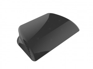 Carbon fiber hood scoop 3D Print Model