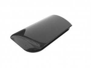 Carbon fiber hood scoop 3D Print Model