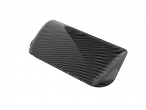 Carbon fiber hood scoop 3D Print Model