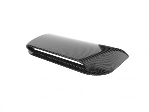 Carbon fiber hood scoop 3D Print Model