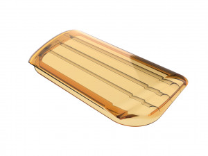 Carbon fiber hood scoop 3D Print Model