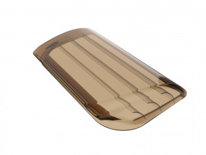 Carbon fiber hood scoop 3D Print Model