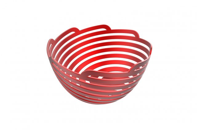 Spiral Bowl 3D प्रिंट मॉडल .c4d .max .obj .3ds .fbx .stl .blend 