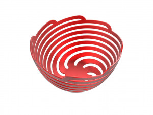 Spiral Bowl 3D प्रिंट मॉडल