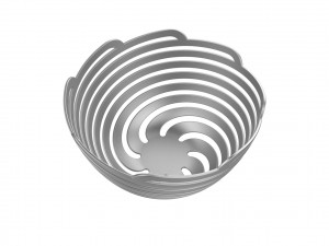 Spiral Bowl 3D प्रिंट मॉडल
