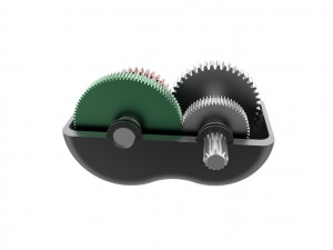 2-speed gearbox 3D-printmodel