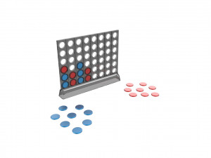 Connect 4 game 3D 프린트 모델