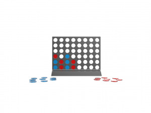 Connect 4 game 3D 프린트 모델