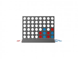 Connect 4 game 3D 프린트 모델