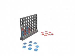 Connect 4 game 3D 프린트 모델