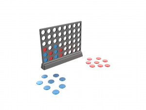 Connect 4 game 3D 프린트 모델