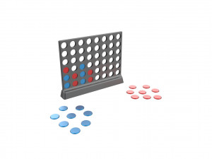 Connect 4 game 3D 프린트 모델