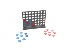 Connect 4 game 3D 프린트 모델