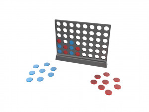 Connect 4 game 3D 프린트 모델