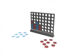 4개 게임 연결 3D 프린트 모델