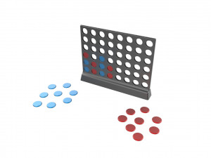 Connect 4 game 3D 프린트 모델