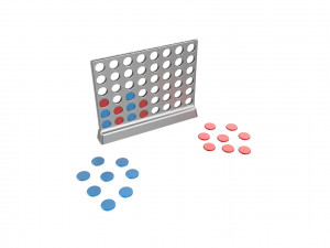 Connect 4 game 3D 프린트 모델