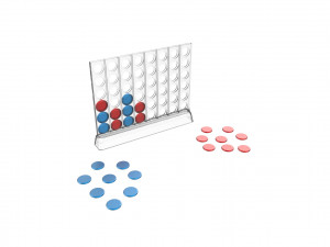 Connect 4 game 3D 프린트 모델