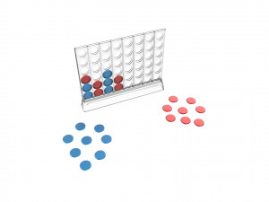 Connect 4 game 3D 프린트 모델