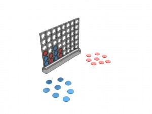 Connect 4 game 3D 프린트 모델