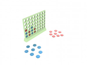 Connect 4 game 3D 프린트 모델