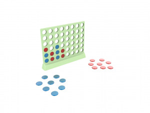 Connect 4 game 3D 프린트 모델