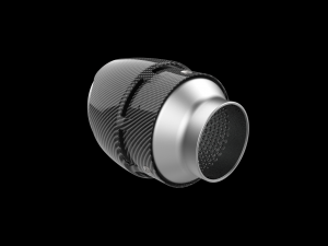 Exhaust Muffler Tip with Carbon Cover 3D 打印模型