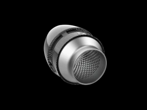 Exhaust Muffler Tip with Carbon Cover 3D Print Model