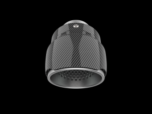 Exhaust Muffler Tip with Carbon Cover 3D 打印模型