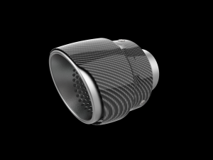 Exhaust Muffler Tip with Carbon Cover 3D 打印模型
